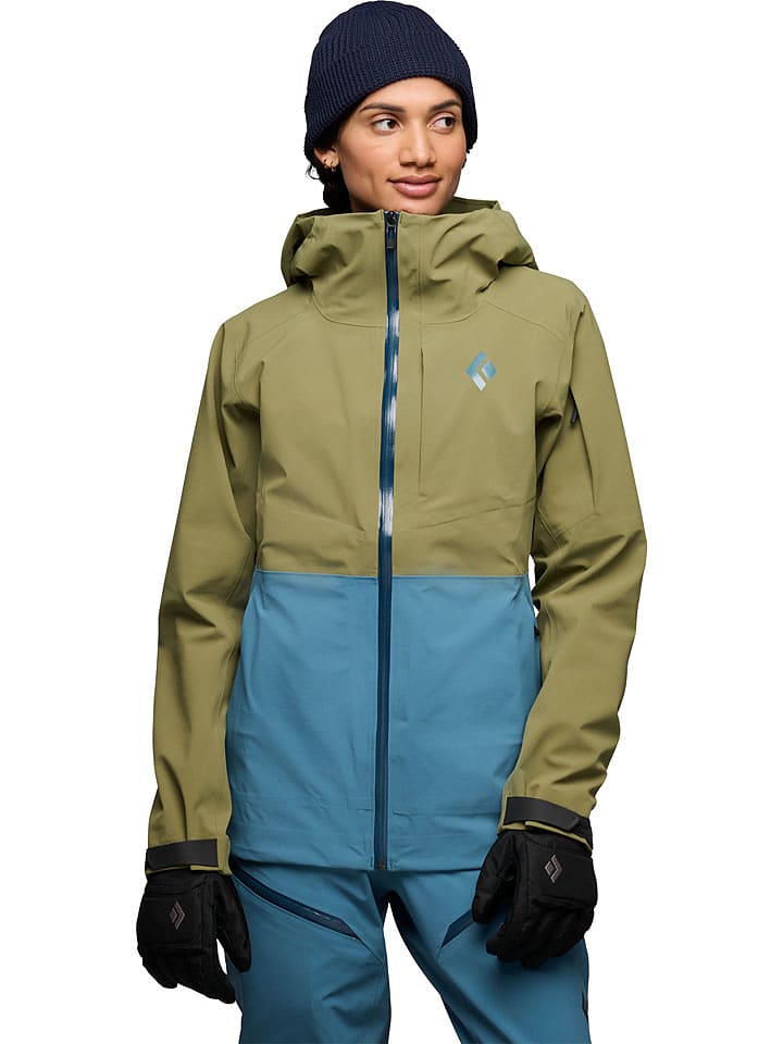 Black Diamond Kurtka hardshellowa "Recon" w kolorze zielono-błękitnym rozmiar: XL