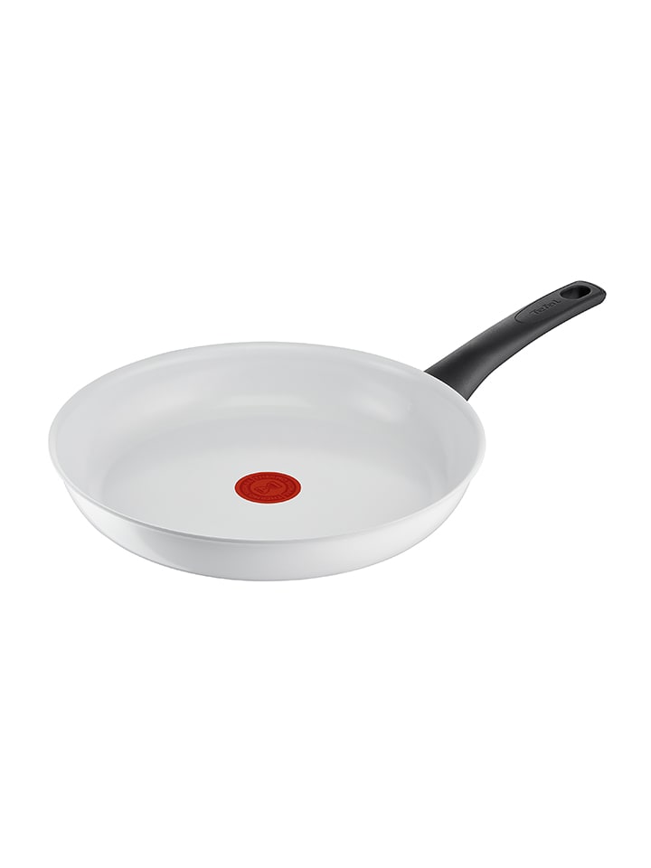 Tefal Patelnia "Ceramic Control" w kolorze białym - Ø 28 cm rozmiar: onesize