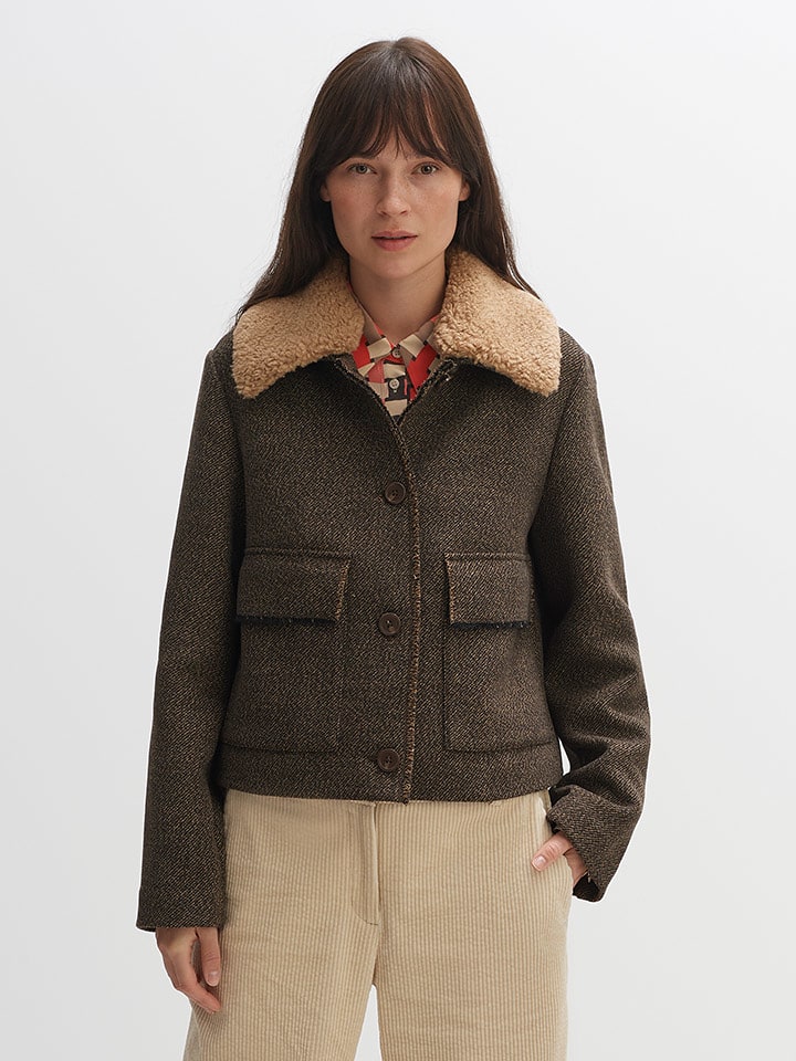 OPUS Kurtka koszulowa w kolorze brązowym rozmiar: 42