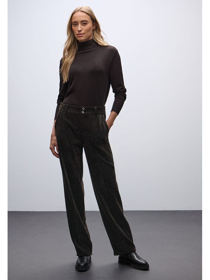 Street One Spodnie w kolorze brązowym rozmiar: 40/L30