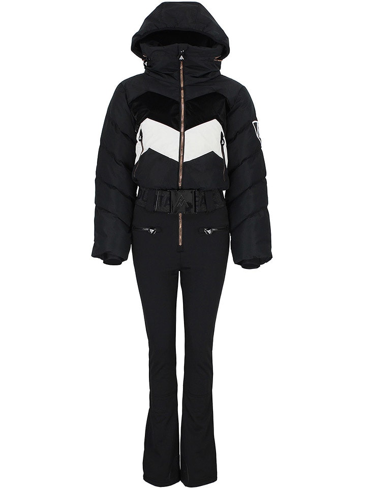 Peak Mountain Kombinezon narciarski "Antiero" w kolorze czarnym rozmiar: XL