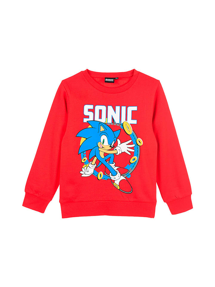 Sonic Bluza "Sonic" w kolorze czerwonym rozmiar: 104