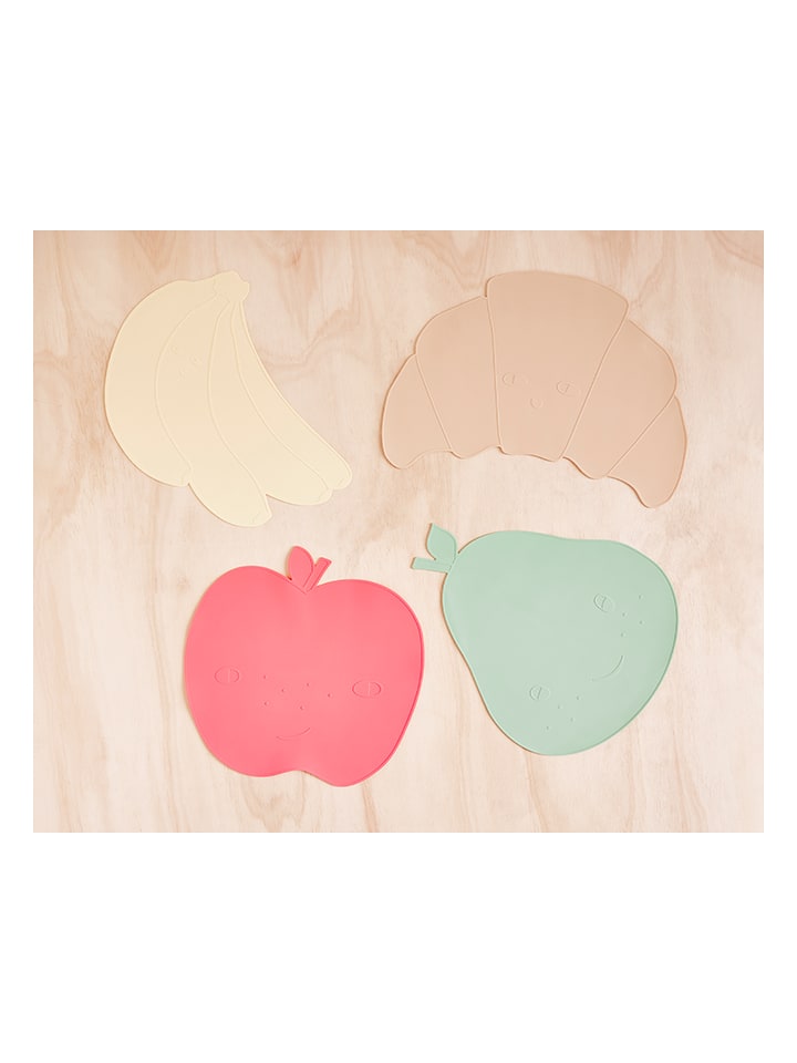 OYOY mini Podkładka stołowa "Banana" w kolorze żółtym - 45 x 35 cm rozmiar: onesize