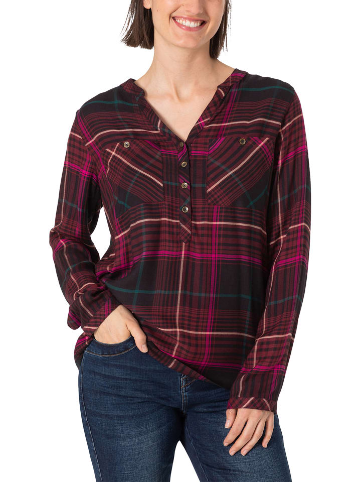 Timezone Bluzka w kolorze czerwonym rozmiar: M