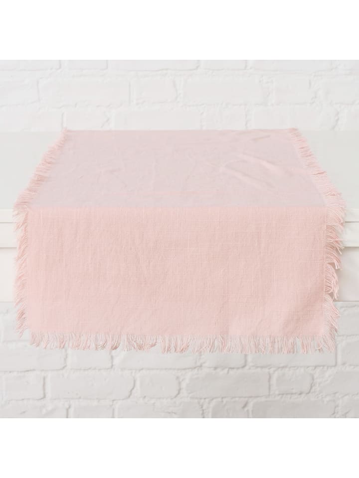 Boltze Bieżnik "Lenea" w kolorze jasnoróżowym - 140 x 40 cm rozmiar: onesize