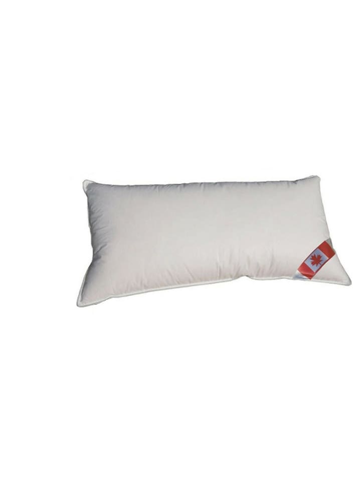 Sanders-Kauffmann Puchowa poduszka "Canada" w kolorze białym - 40 x 80 cm rozmiar: onesize