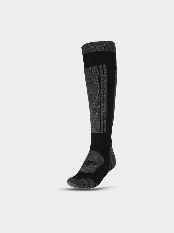 4F Skarpety narciarskie w kolorze szaro-czarnym rozmiar: 39-42
