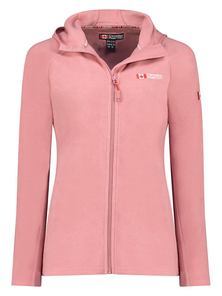 Canadian Peak Kurtka polarowa "Tugoodeak" w kolorze jasnoróżowym rozmiar: XL