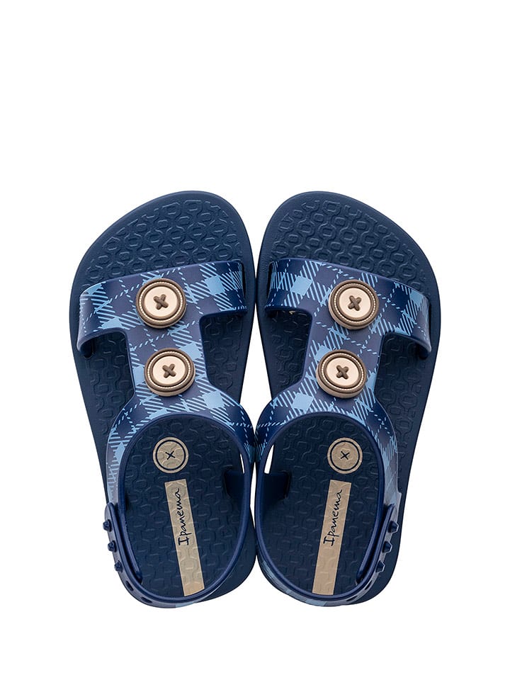 Ipanema Sandały w kolorze niebieskim ze wzorem rozmiar: 25/26