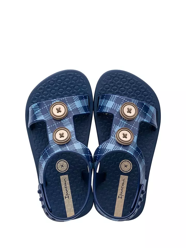 Ipanema Sandały w kolorze niebieskim ze wzorem rozmiar: 25/26