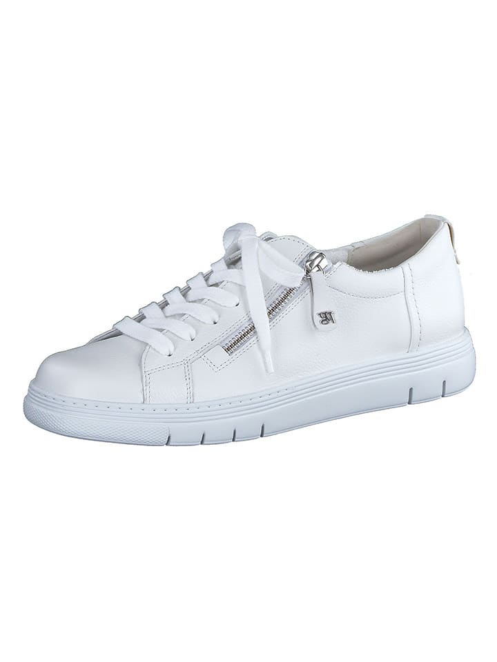 Gabor Skórzane sneakersy w kolorze białym rozmiar: 39