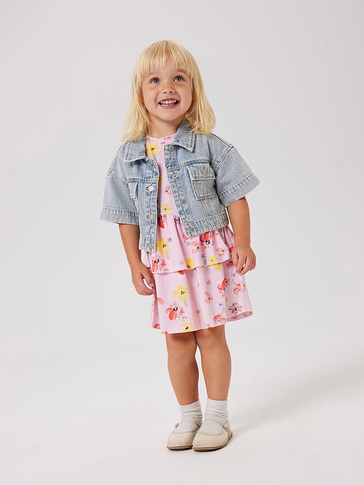 name it Sukienka w kolorze jasnoróżowym rozmiar: 98