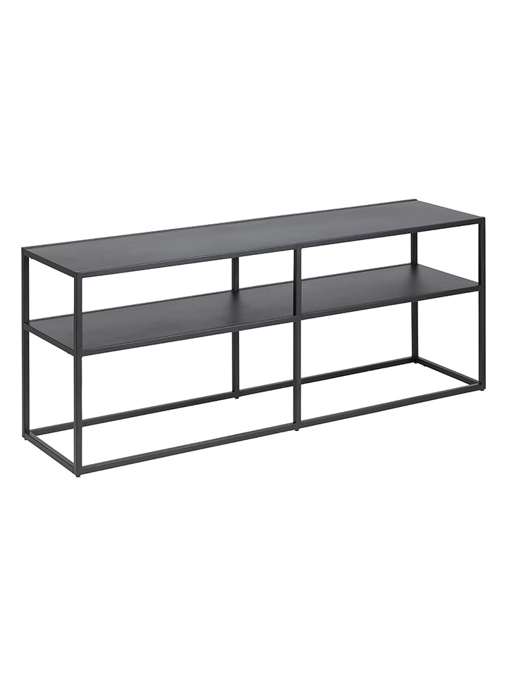 Actona Regał RTV "Newton" w kolorze czarnym - 120 x 46 x 30 cm rozmiar: onesize