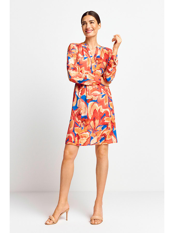Rich & Royal Sukienka w kolorze pomarańczowo-niebieskim rozmiar: 38