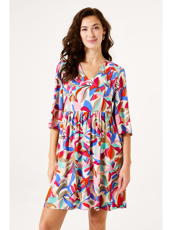 Garcia Sukienka w kolorze kremowym ze wzorem rozmiar: XL