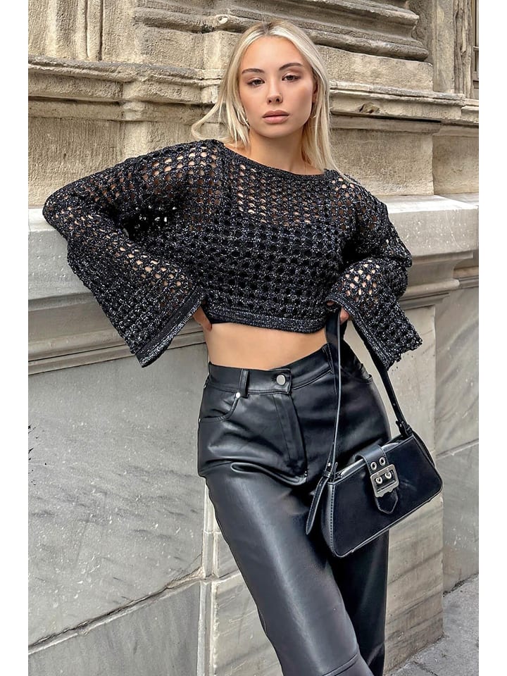 Swist Sweter w kolorze czarnym rozmiar: onesize