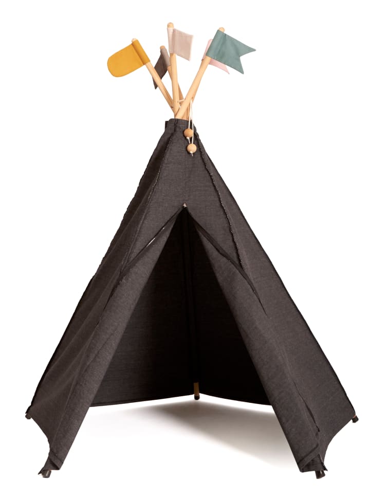 roommate Namiot w kolorze antracytowym do zabawy - 135 x 135 x 150 cm rozmiar: onesize