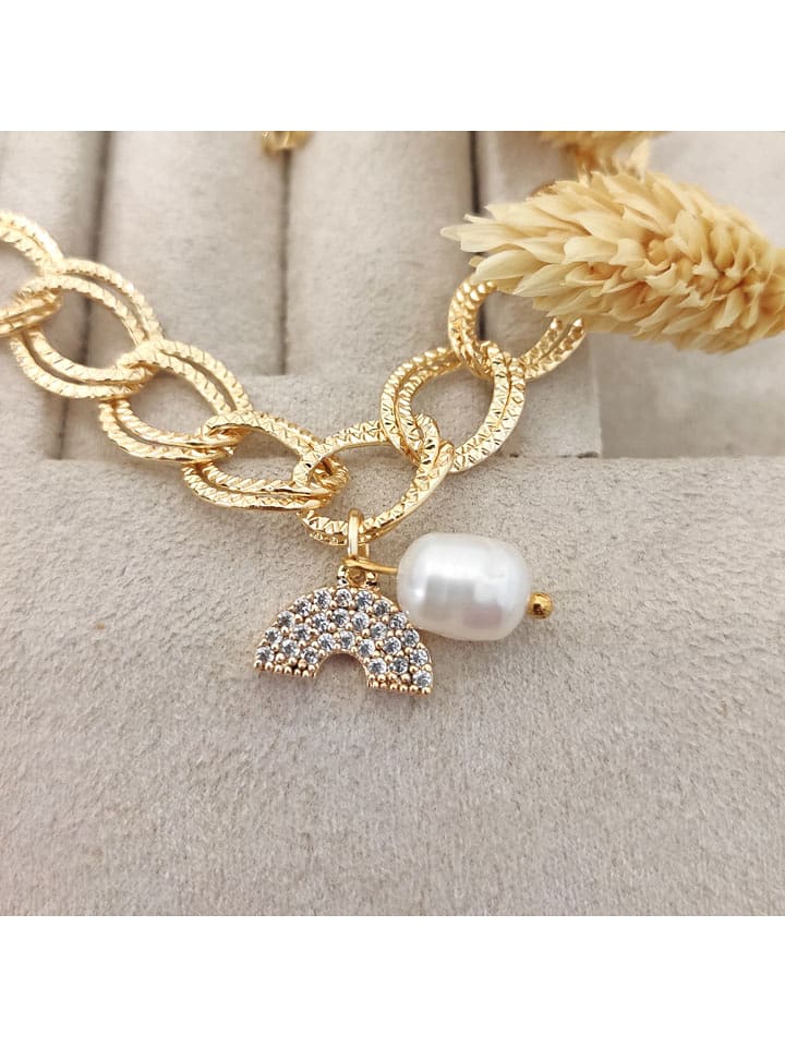 Nakkash Pozłacana bransoletka z zawieszką rozmiar: onesize