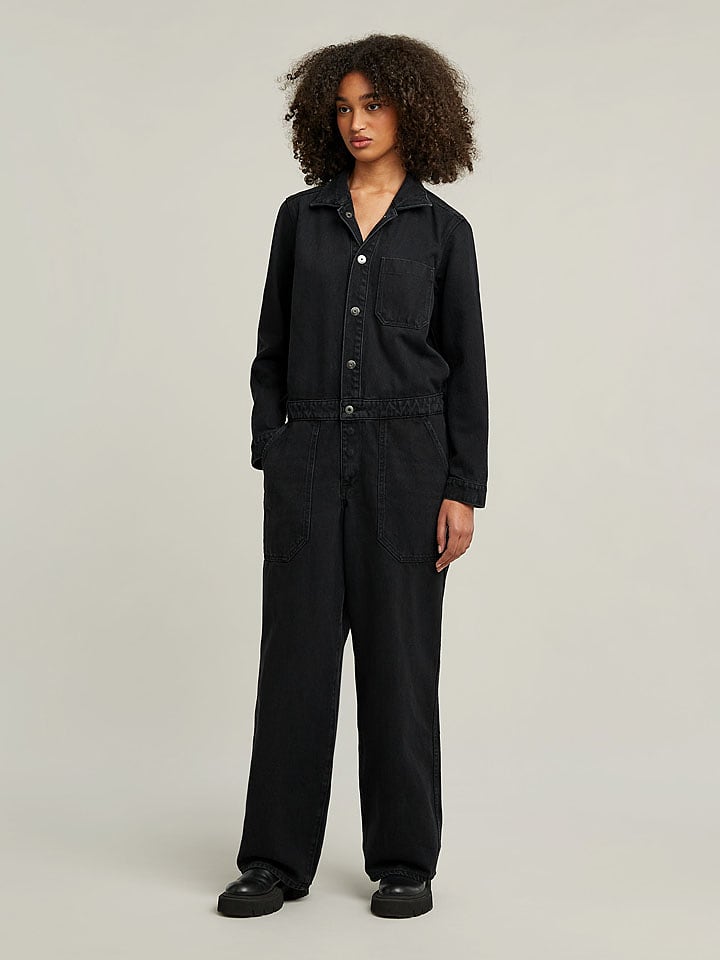 G-Star Kombinezon dżinsowy w kolorze czarnym rozmiar: S