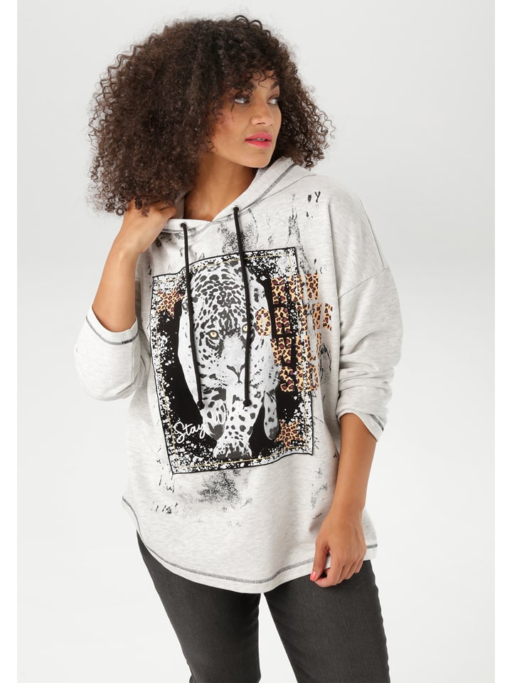 Aniston Bluza w kolorze białym rozmiar: 52