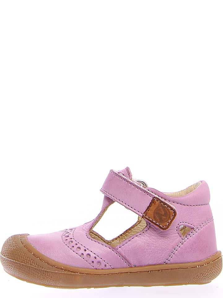 Naturino Skórzane półsandały w kolorze lawendowym rozmiar: 26