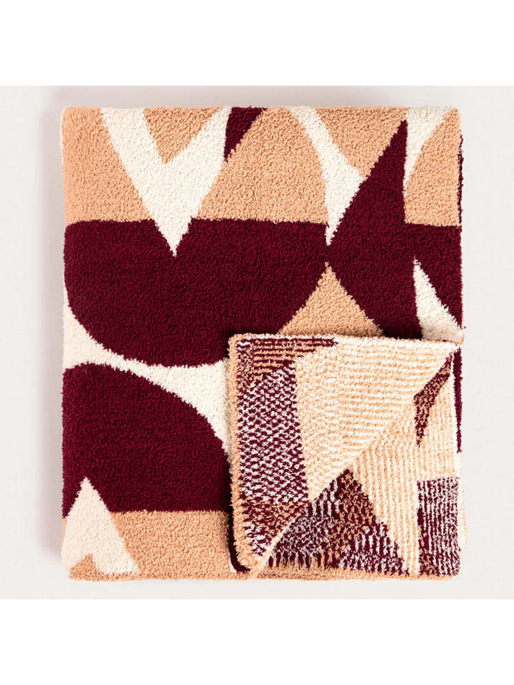 Homla Koc "Cherry Chick" w kolorze beżowo-czerwonym - 170 x 130 cm rozmiar: onesize