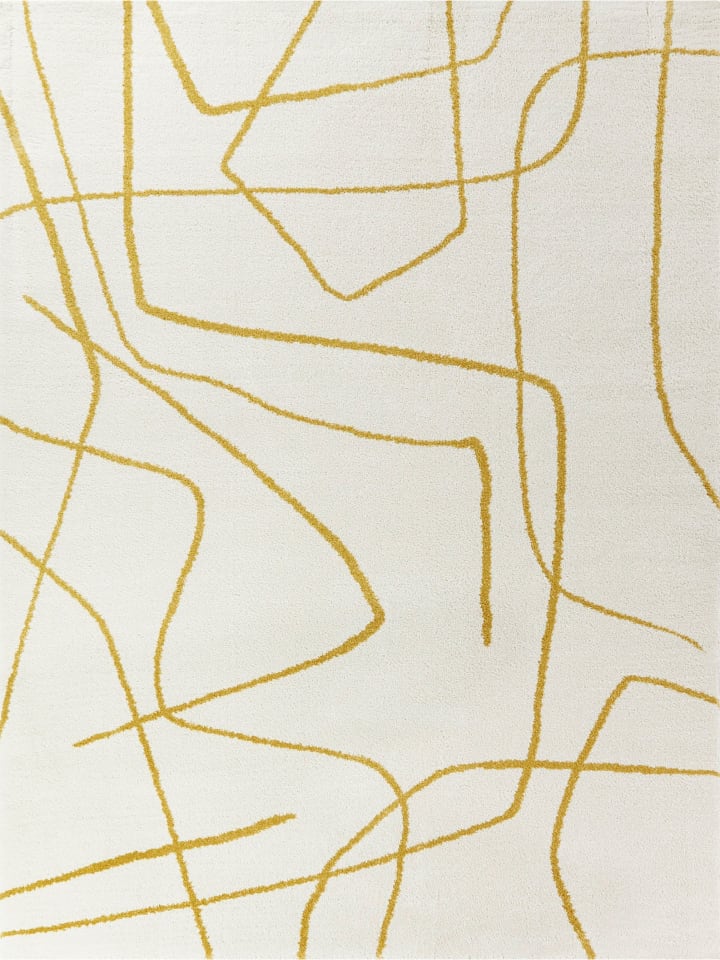 bobochic Dywan "Soline" w kolorze kremowo-żółtym rozmiar: 120x170 cm