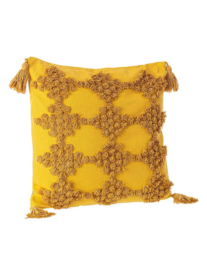 Bizzotto Poduszka "Mattis" w kolorze żółtym - 45 x 45 cm rozmiar: onesize