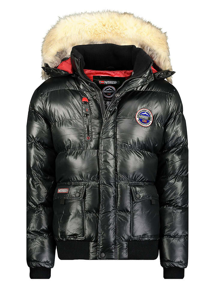 Geographical Norway Kurtka zimowa "Bugs" w kolorze czarnym rozmiar: 164