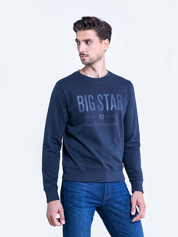 BIG STAR Bluza w kolorze granatowym rozmiar: S