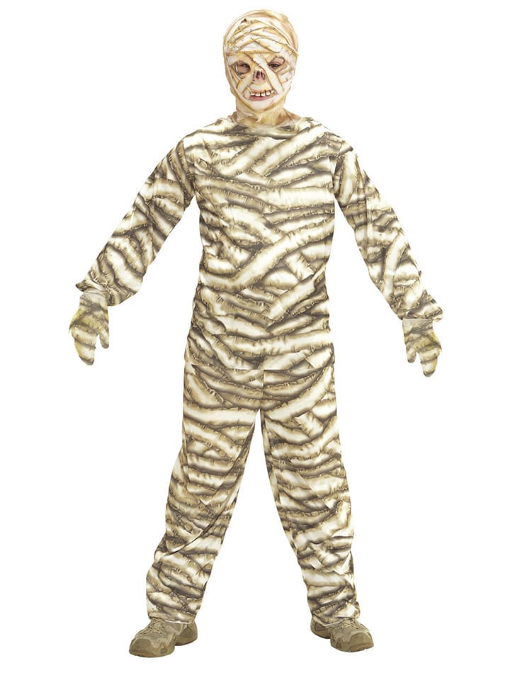 Carnival Party 3-częściowy kostium "MUMIE" w kolorze beżowym rozmiar: 140