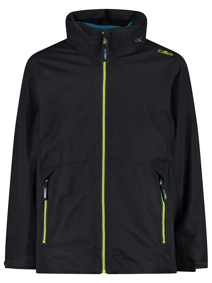 CMP Kurtka funkcyjna 3w1 w kolorze czarno-niebieskim rozmiar: 164