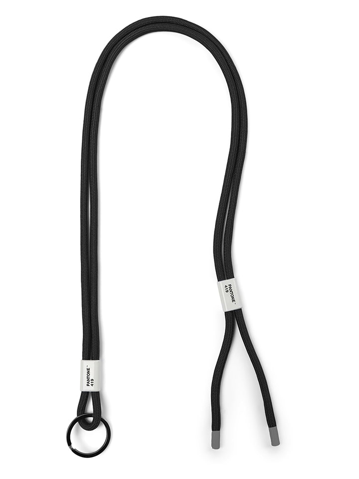 COPENHAGEN.DESIGN Zawieszka w kolorze czarnym do kluczy - dł. 90 cm rozmiar: onesize