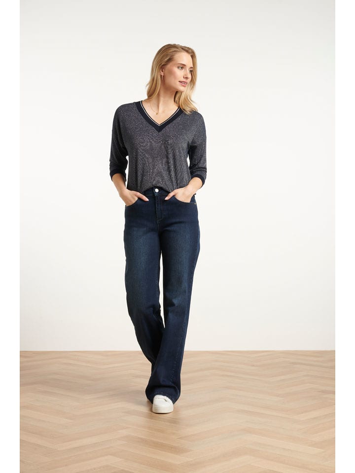 Smashed Lemon Dżinsy - Flared fit - w kolorze granatowym rozmiar: XS