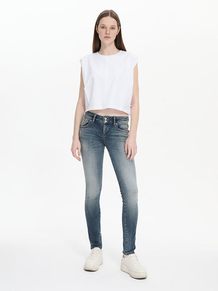 LTB Dżinsy "Molly" - Skinny fit - w kolorze niebieskim rozmiar: W33/L36