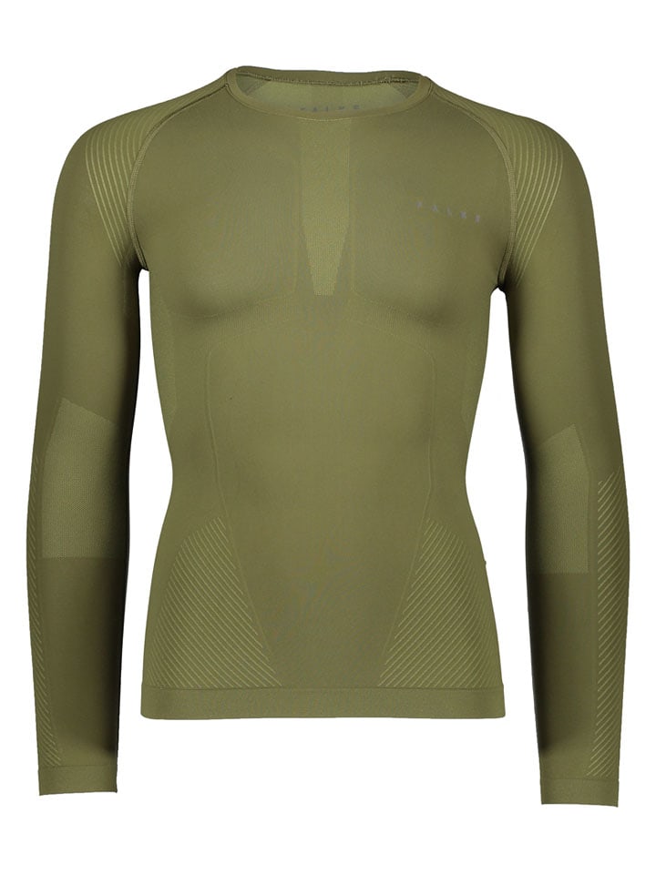 Falke Podkoszulek funkcyjny "Maglia" w kolorze khaki rozmiar: S