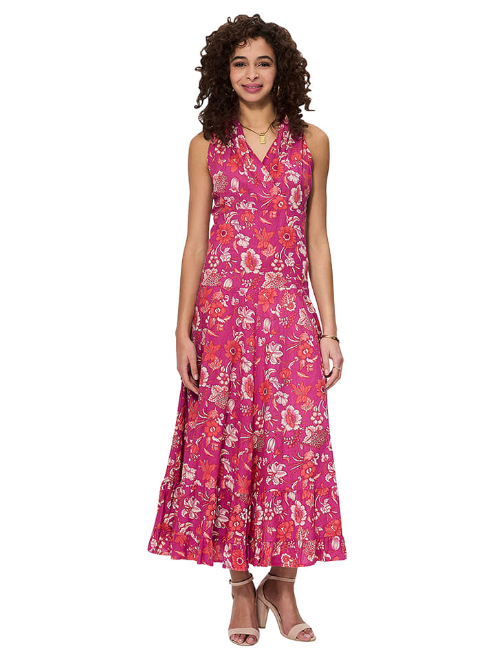 Aller Simplement Sukienka w kolorze różowo-kremowym rozmiar: 34/36