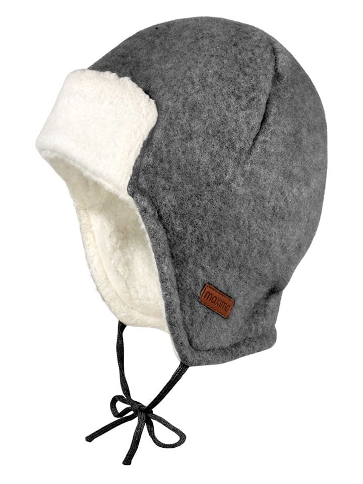MaxiMo Czapka w kolorze szaro-kremowym rozmiar: 45 cm