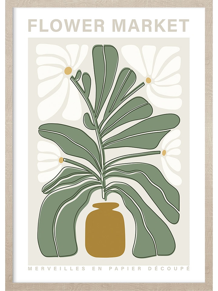 Ars Longa Druk artystyczny "Spring flowers" w ramce - 70 x 50 cm rozmiar: onesize