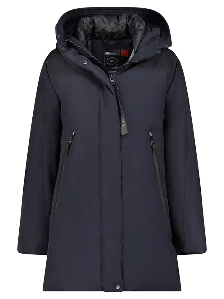 Geographical Norway Parka "Banage" w kolorze granatowym rozmiar: M