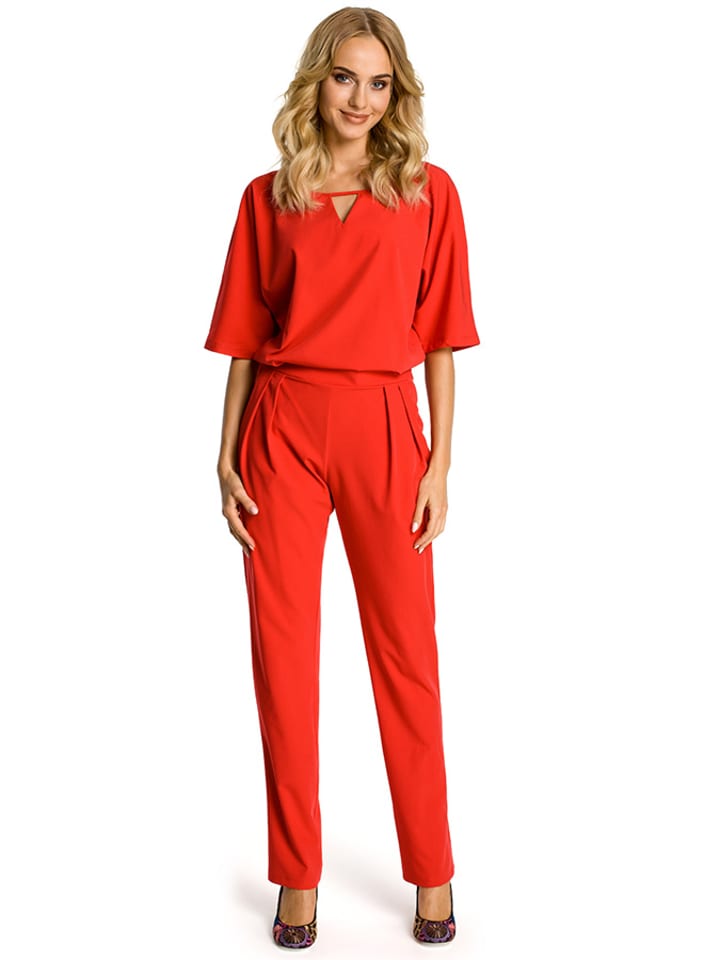 made of emotion Kombinezon w kolorze czerwonym rozmiar: XXL