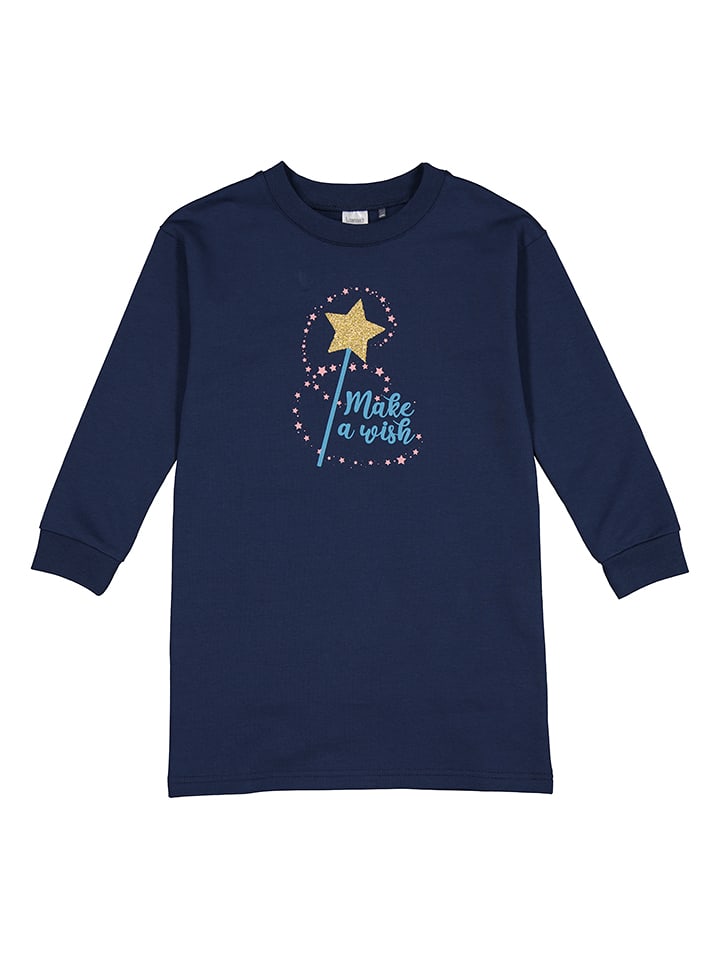 lamino Sukienka dresowa w kolorze granatowym rozmiar: 116