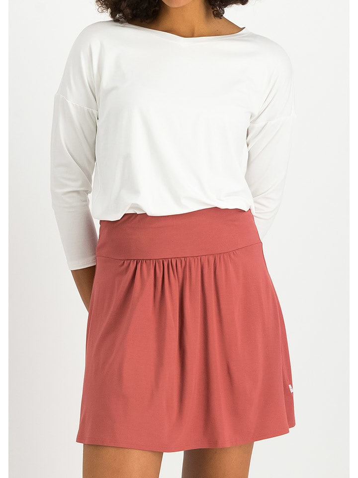 Blutsgeschwister Spódnica "Delicious Rendezvous" w kolorze koralowym rozmiar: XL