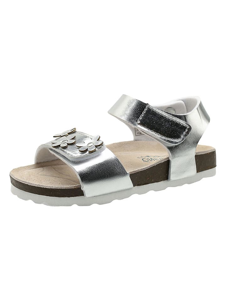 lamino Sandały w kolorze srebrnym rozmiar: 30