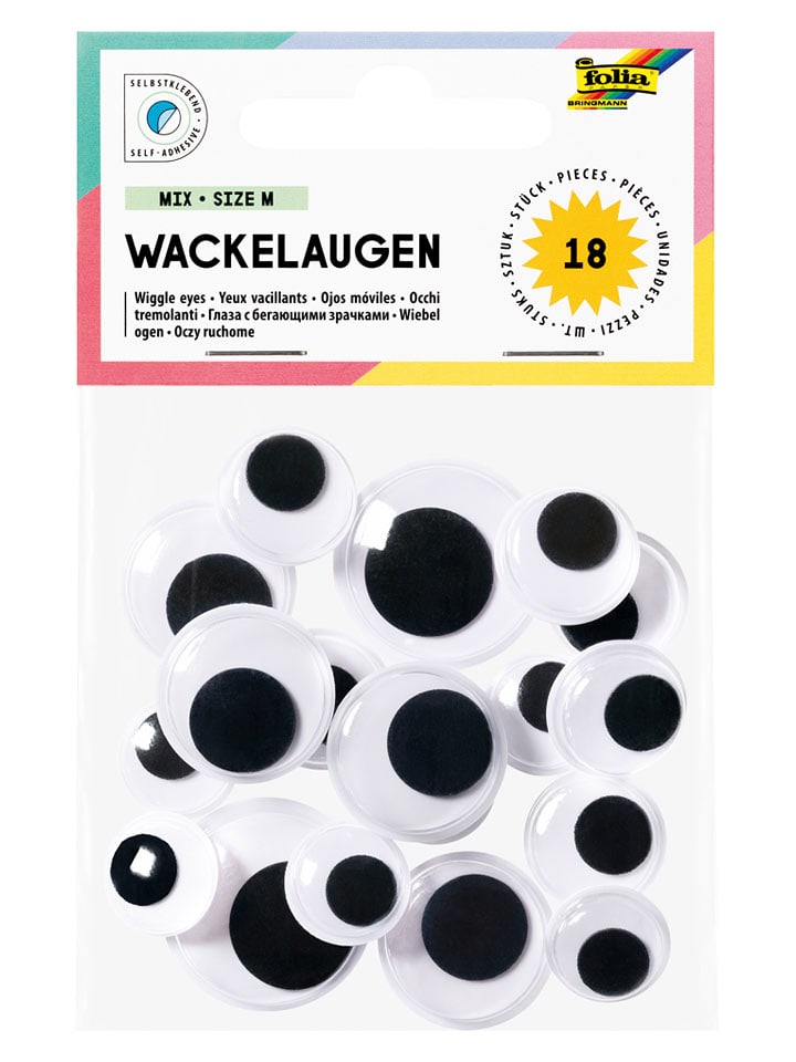 folia PAPER Zestaw ruchomych oczu - 5+ rozmiar: onesize
