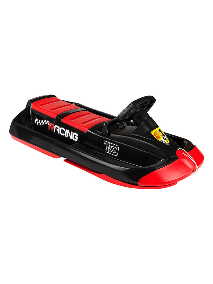 Hamax Sanki "SnoRacing" w kolorze czerwono-czarnym - 4+ rozmiar: onesize