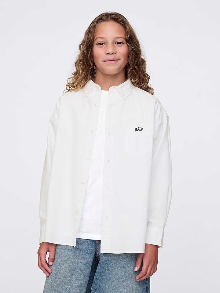 GAP Koszula w kolorze białym rozmiar: 140/146