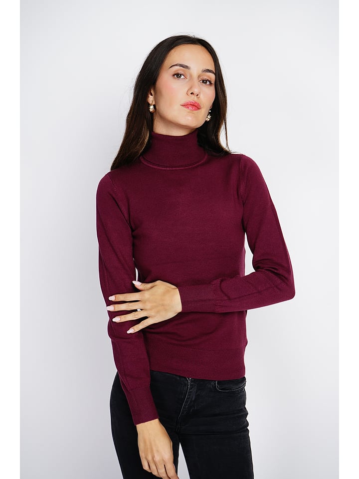 ASSUILI Golf w kolorze bordowym rozmiar: 34