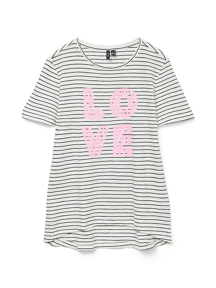 Vero Moda Koszulka "Simone" w kolorze białym rozmiar: M