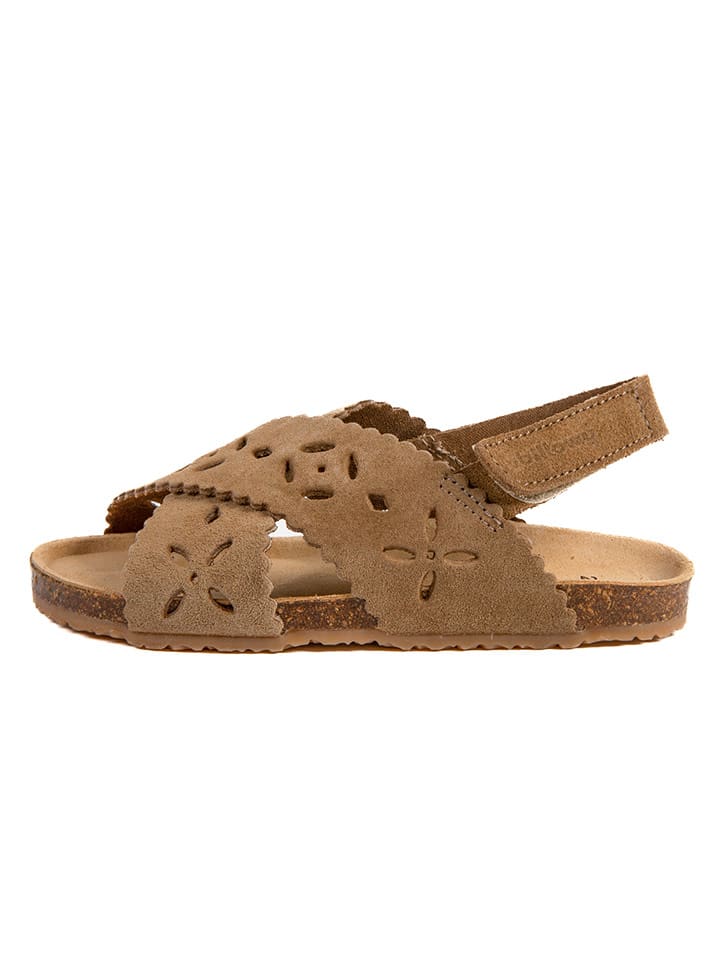 billowy Skórzane sandały "Rosso" w kolorze jasnobrązowym rozmiar: 32